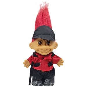 Vintage Russ Troll Equestrian Horse Riding Jockey 4.5" Red Hair READ****